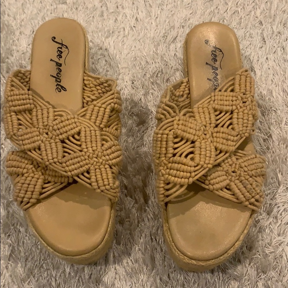 Free People platform wedges!